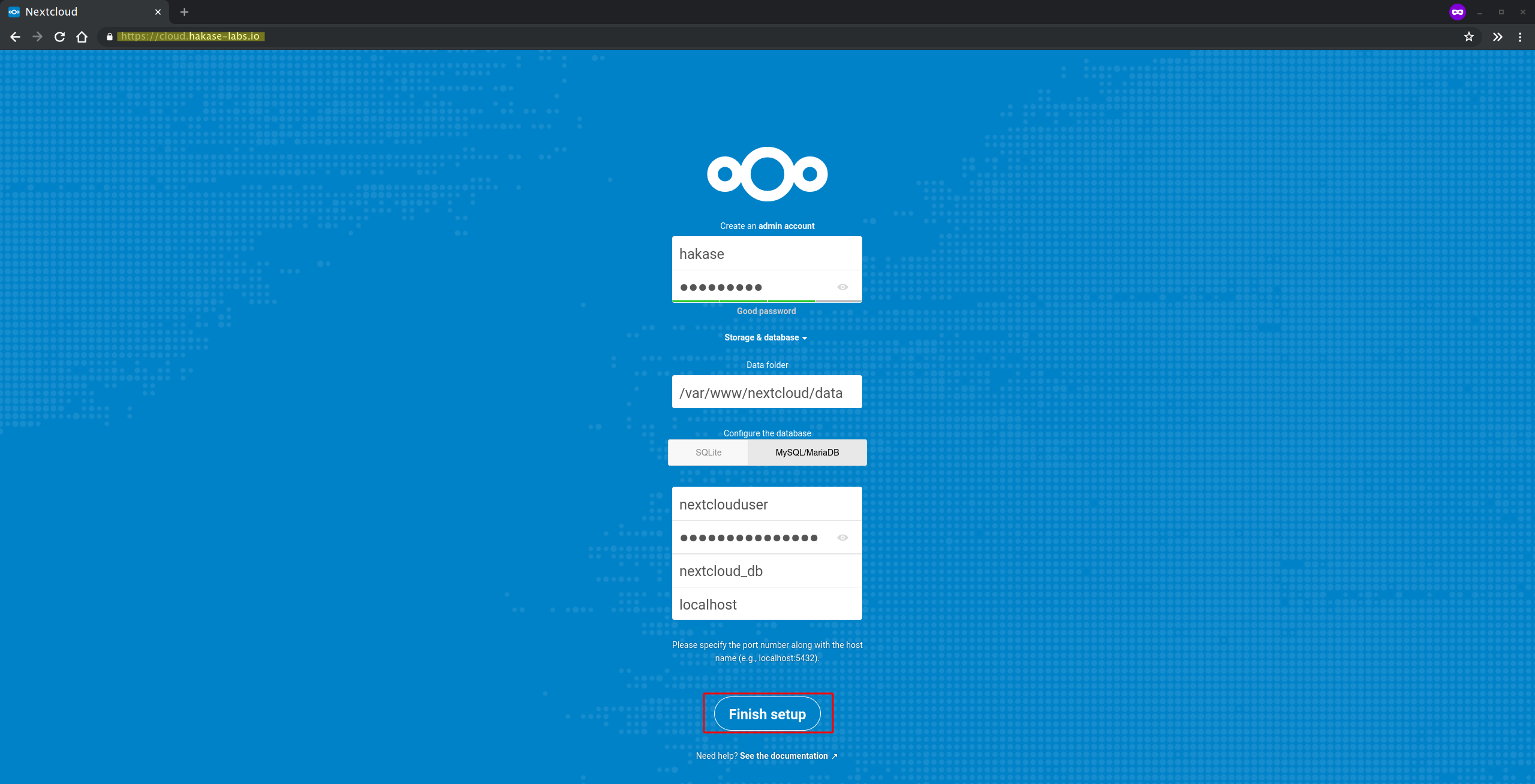 Установка и настройка nextcloud centos 8