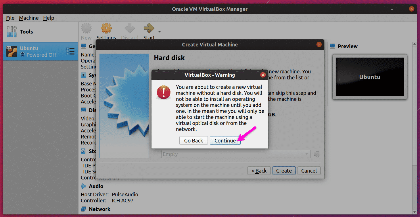 how to use virtualbox without cd