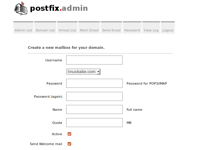 Part 3: PostfixAdmin – Create Virtual Mailboxes on Ubuntu Mail Server Mail Server PostfixAdmin 