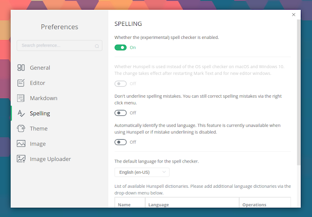 Mark Text Markdown Editor 0.16 Released With Experimental Spell Checker, Support For Custom Fonts Apps markdown news 