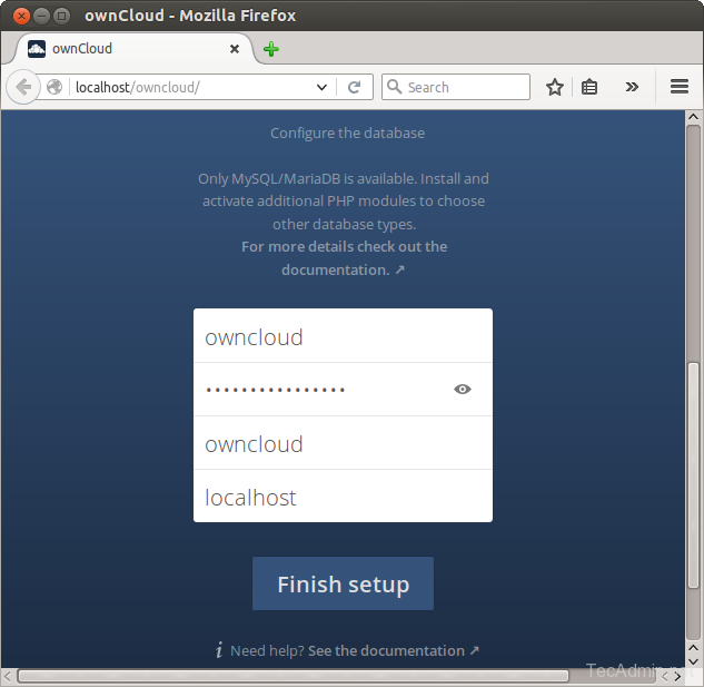 How to Install ownCloud on Debian 10 (Buster) Debian owncloud 