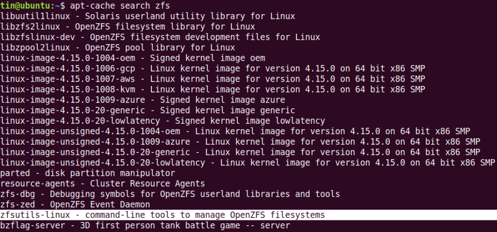 How to use apt-cache search to find packages Debian ubuntu 
