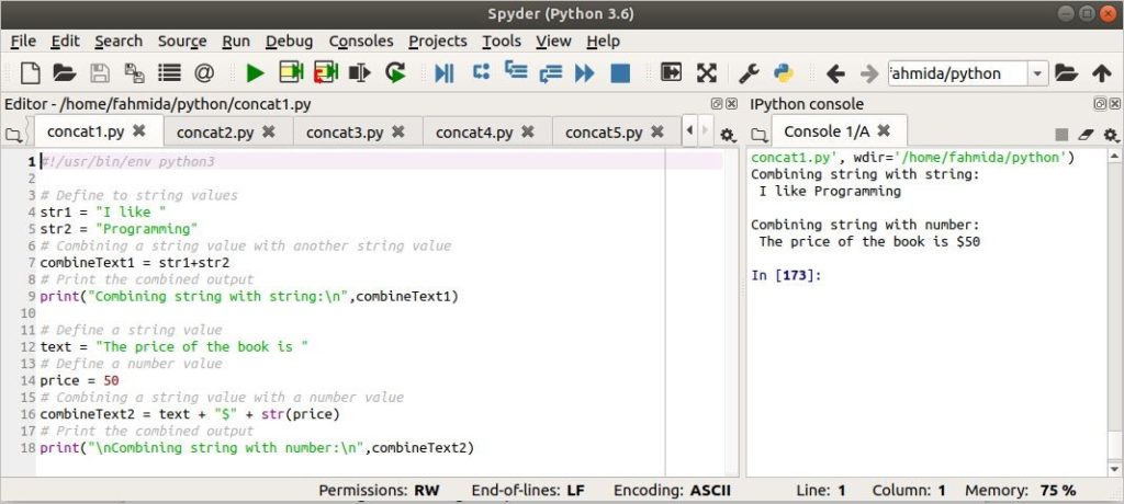 Python String Concatenation Python 