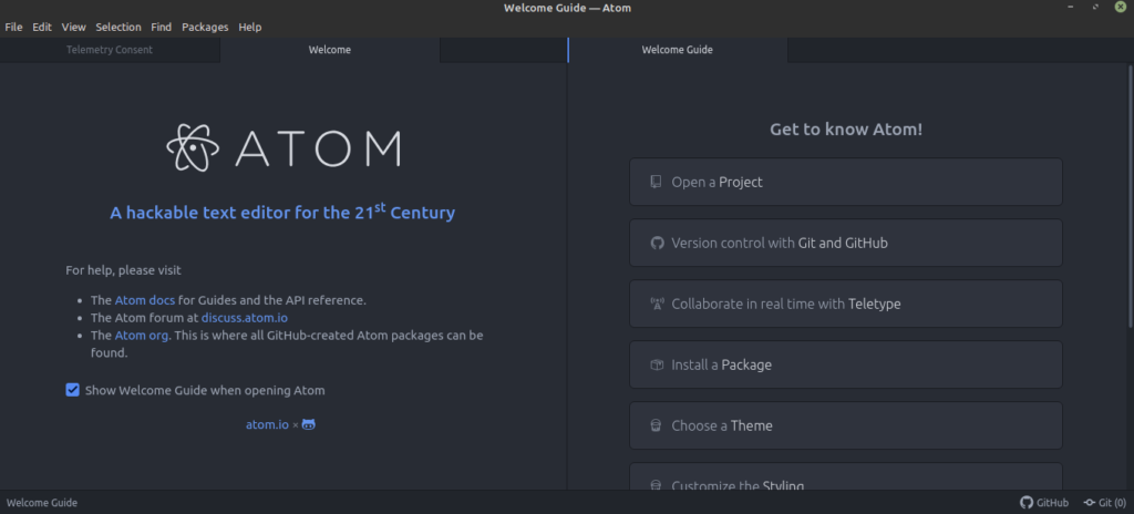 How to Install and Use Atom Text Editor on Linux Mint Atom Linux Mint 