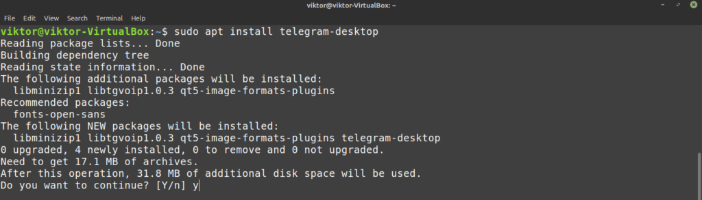 How to Install and Use Telegram on Linux Mint Communications Software Linux Mint 