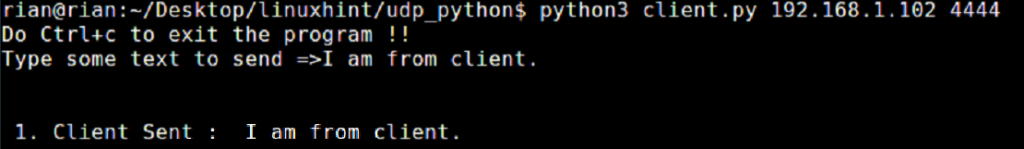 Send and receive UDP packets via Python Networking Python 