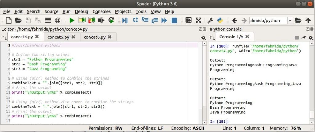 Python String Concatenation Python 