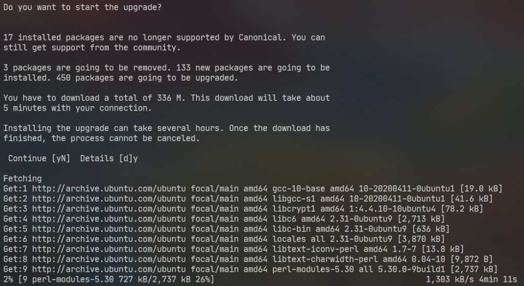 How to Upgrade Ubuntu 18.04 LTS to Ubuntu 20.04 LTS ubuntu 