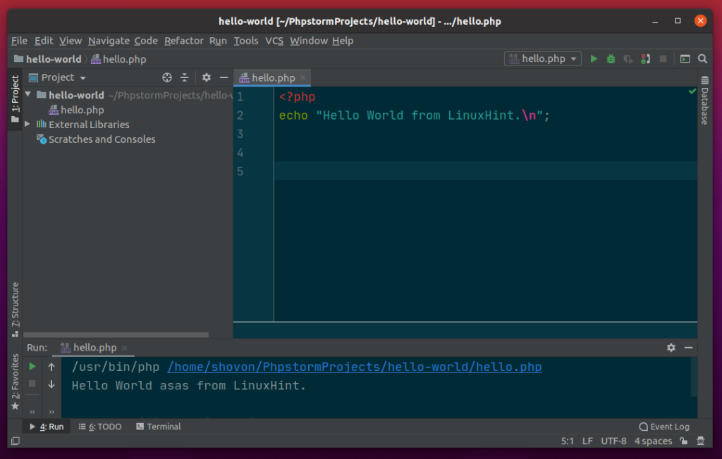 Installing PHPStorm on Ubuntu 20.04 LTS JetBrains ubuntu 