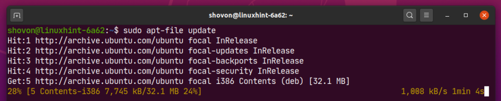 Find Which Package Contains Specific File on Ubuntu 20.04 LTS ubuntu 