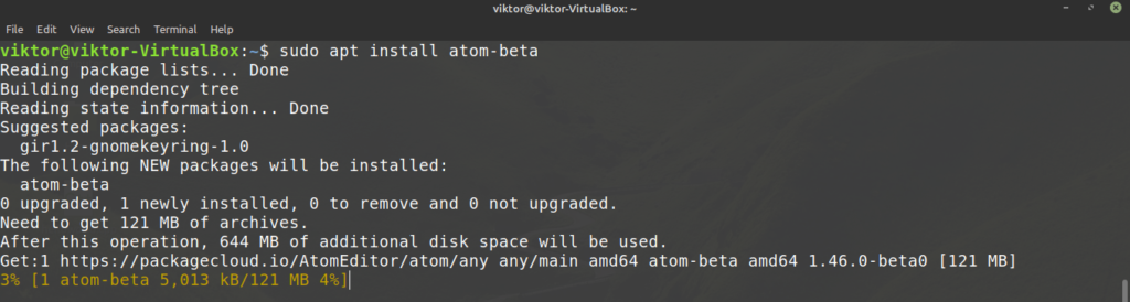 How to Install and Use Atom Text Editor on Linux Mint Atom Linux Mint 