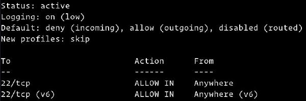 Debian 9 настройка firewall