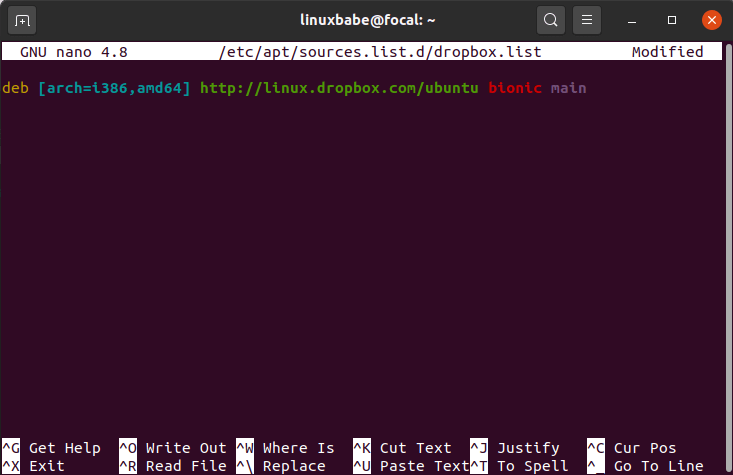 dropbox ubuntu