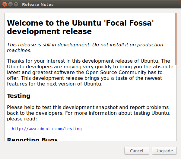 2 Ways to Upgrade Ubuntu 19.10 To Ubuntu 20.04 (Graphical & Terminal) ubuntu 