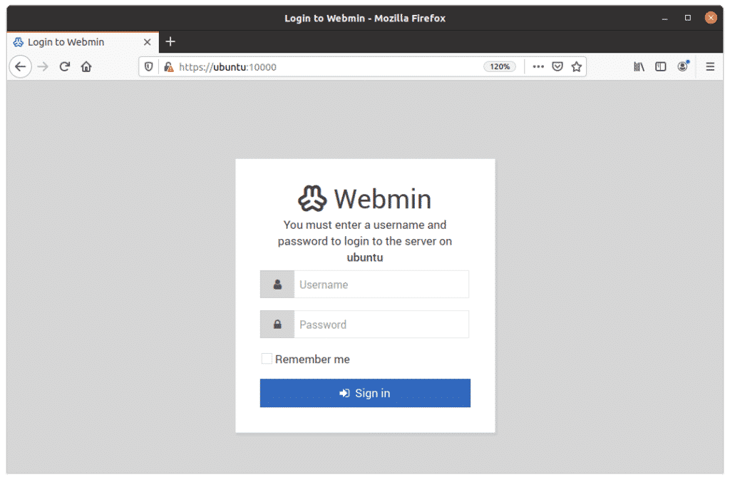 Install and Use Webmin in Ubuntu 20.04 ubuntu 