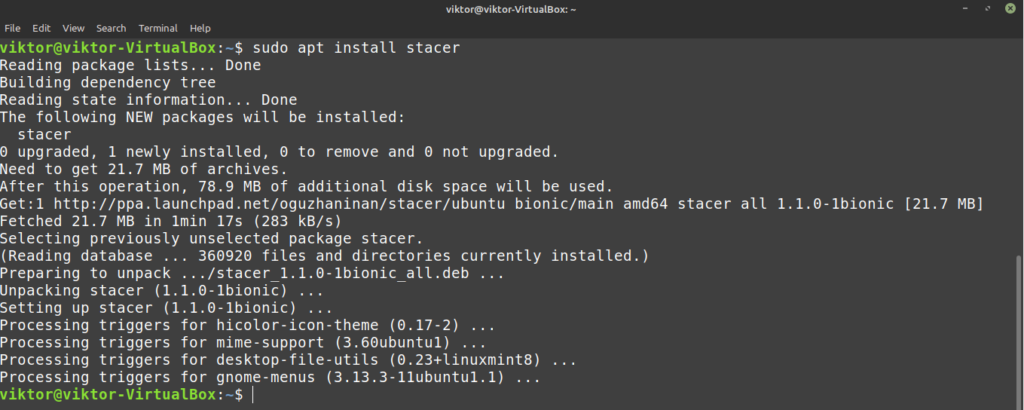 How to Install and Use Stacer on Linux Mint Linux Mint Monitoring 