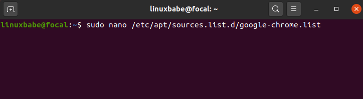 ubuntu install google chrome command line