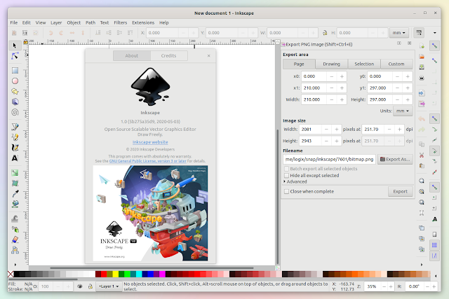 Vector Graphics Editor Inkscape 1.0 Stable Released Apps image editor news 