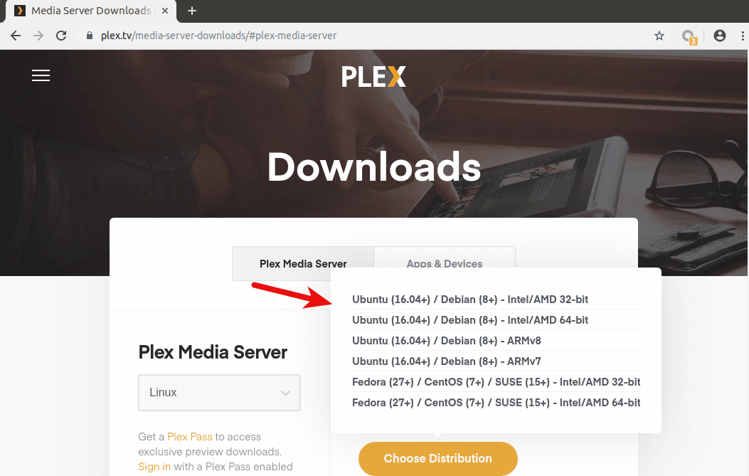 install plex media server linux terminal headless