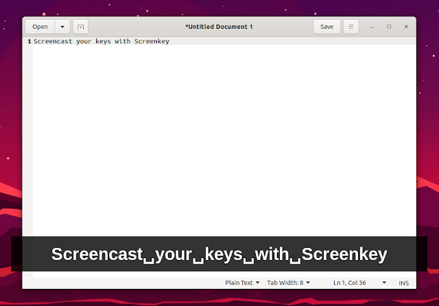 Display Pressed Keys In Screencasts With Screenkey (Now With Python 3 And GTK 3 Support) Apps news screen recorder 