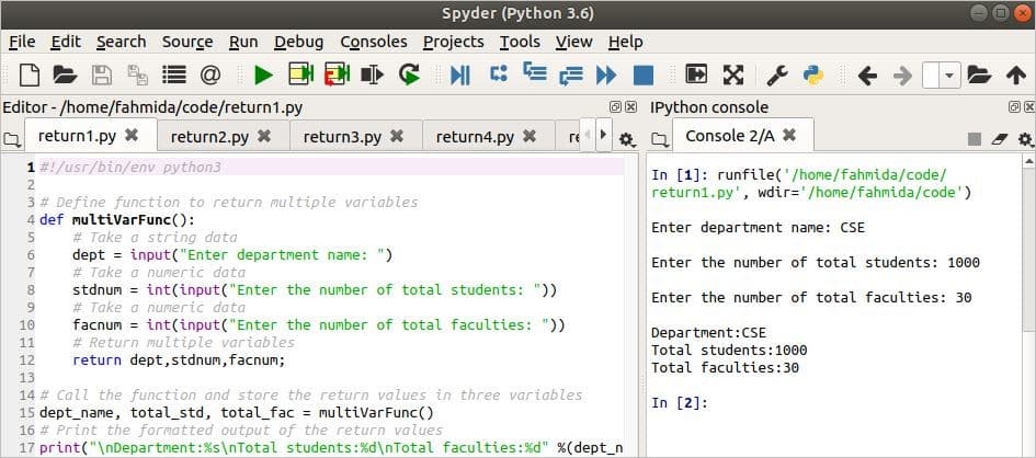 Return Multiple Values From A Python Function Kirelos Blog