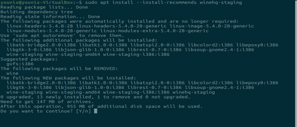 How to install and configure Wine on ubuntu 20.04 Windows Compatibility 