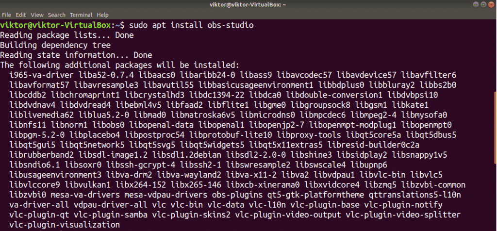 ubuntu obs