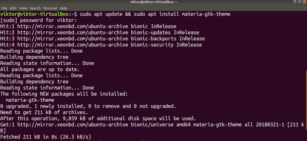 How to Install Materia Theme for Ubuntu Desktop ubuntu 