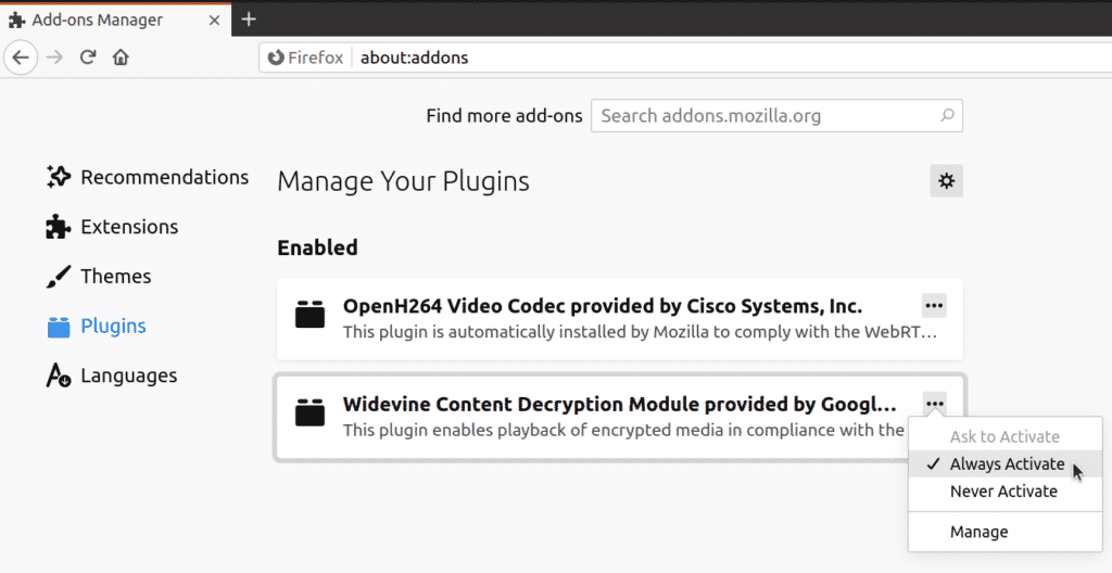 How to Enable Widevine DRM in Ubuntu Media Players ubuntu 