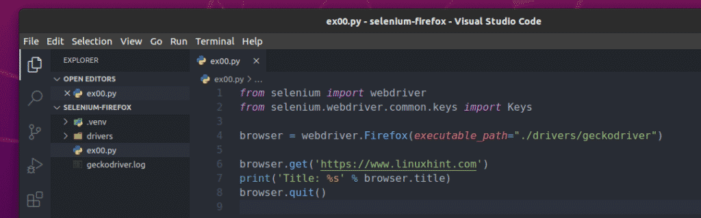 Using Selenium with Firefox Driver selenium Web Scraping 