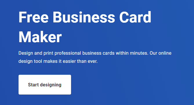 10 Best Online Business Card Maker Design Startup 