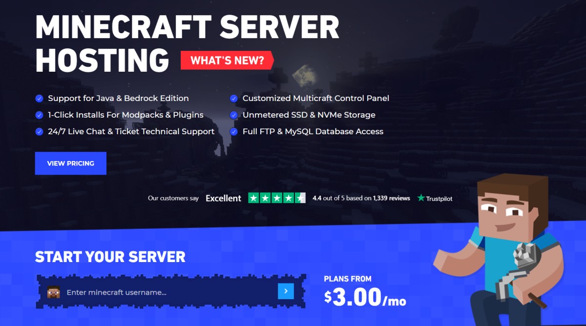 minecraft server hosting free forge