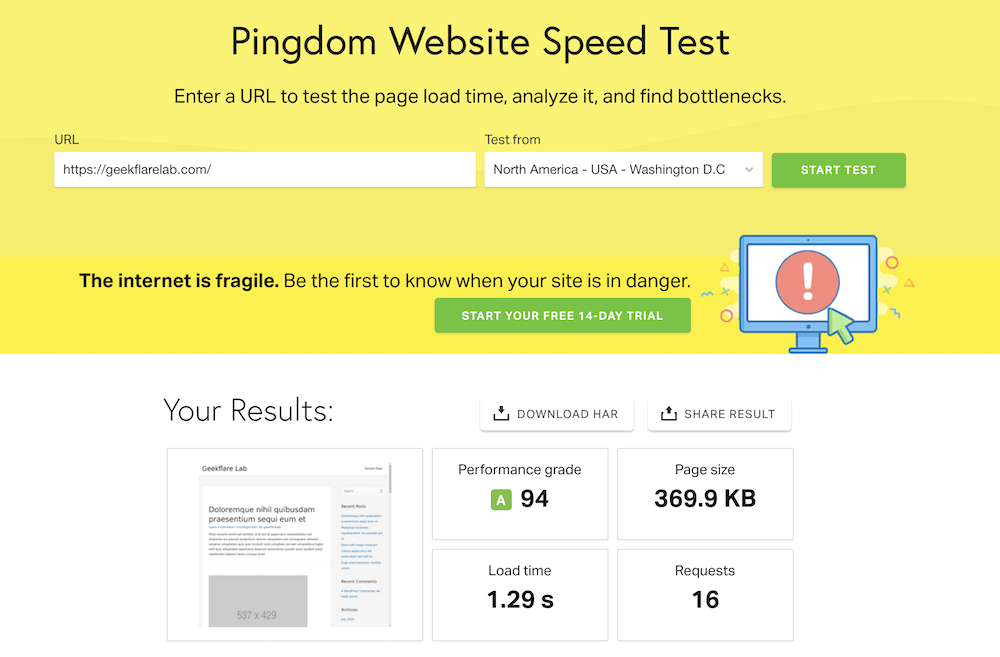 How Fast is Kinsta WordPress Hosting (Test Results)? Hosting WordPress 