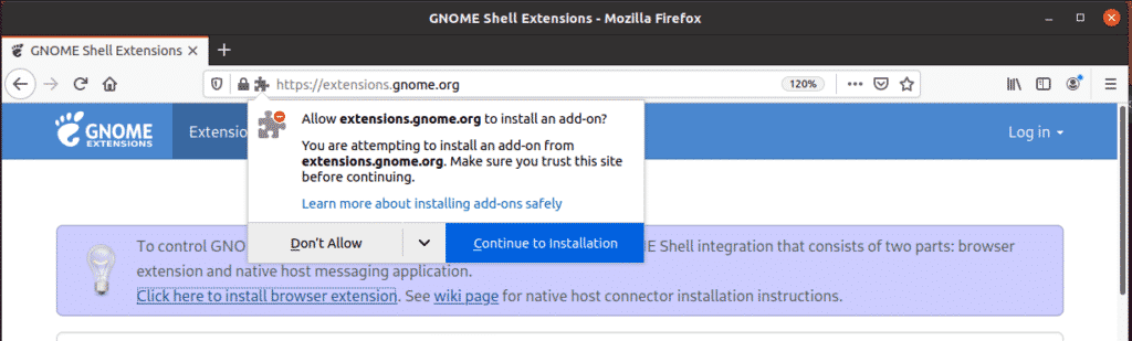 How to install Gnome Extensions on Ubuntu 20.04 Gnome ubuntu 