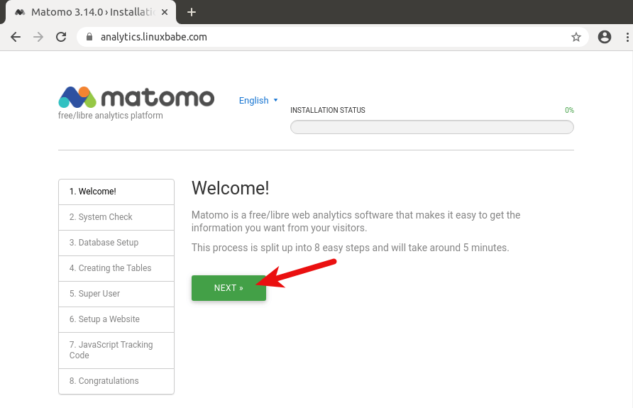 Install Matomo Web Analytics (Piwik) on Ubuntu 20.04 with Apache/Nginx Matomo Self Hosted ubuntu Web Analytics 