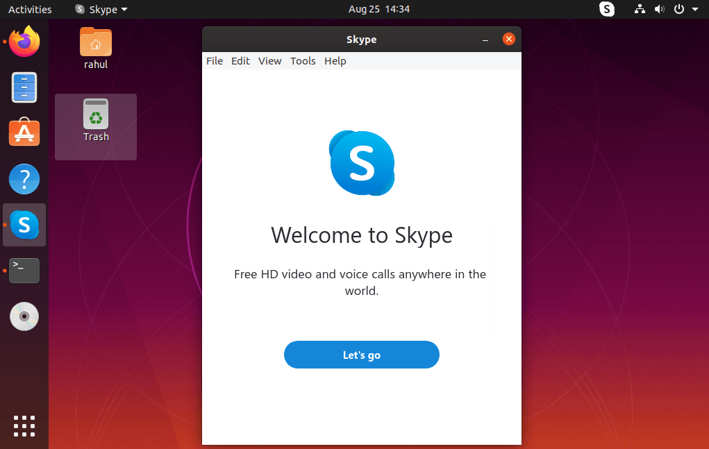 apt get install skype