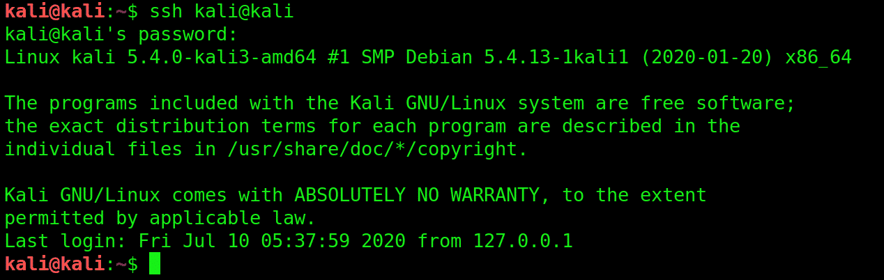 How to Enable SSH in Kali Linux 2020 Kali Linux SSH 