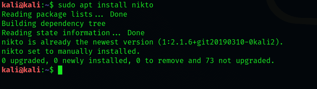 Scanning vulnerabilities with Nikto Nikto Security 
