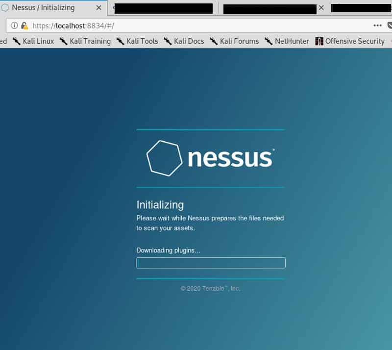 Installing Nessus on the Kali Linux Kali Linux nessus 