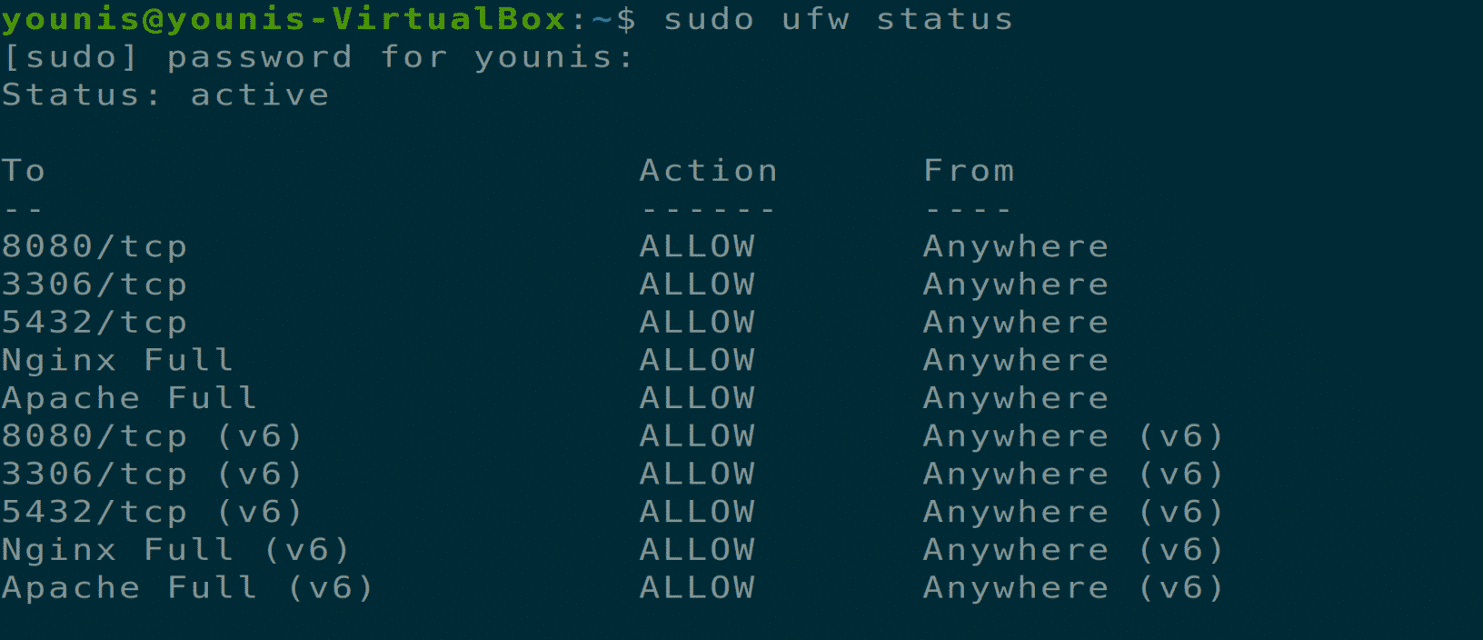 Advanced UFW Firewall Configuration in Ubuntu 20.04 Security ubuntu 