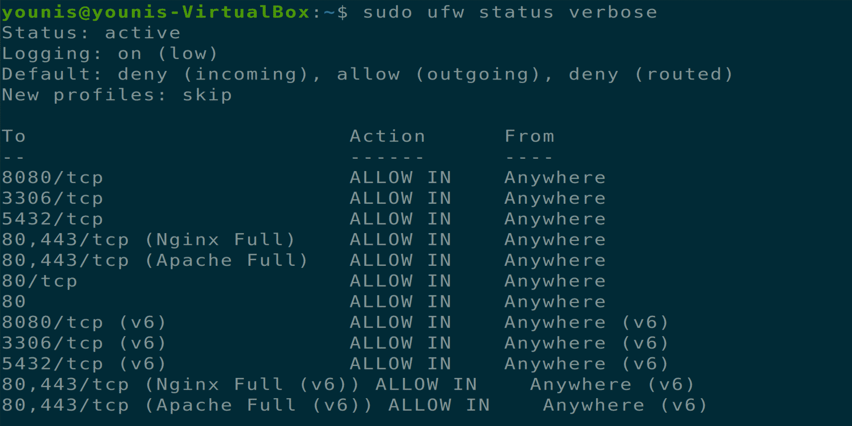 Advanced UFW Firewall Configuration in Ubuntu 20.04 Security ubuntu 