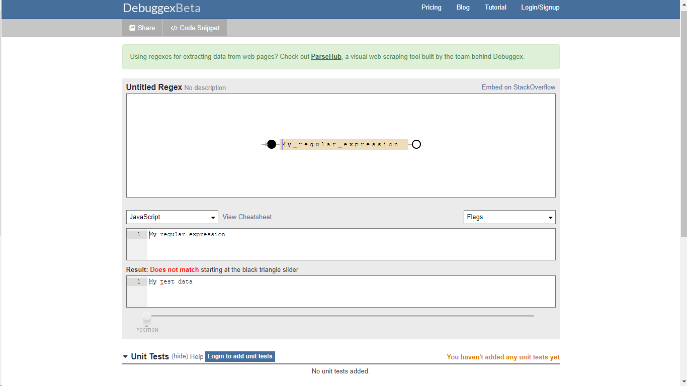 10 RegEx Tester for JavaScript, Python, PHP, Golang, Ruby, etc. Development 
