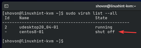 SSH from Local Machine to Virtual via KVM and CentOS 8 Guest KVM SSH 
