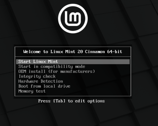 Dual Boot Linux Mint 20 and Windows 10 Linux Mint 