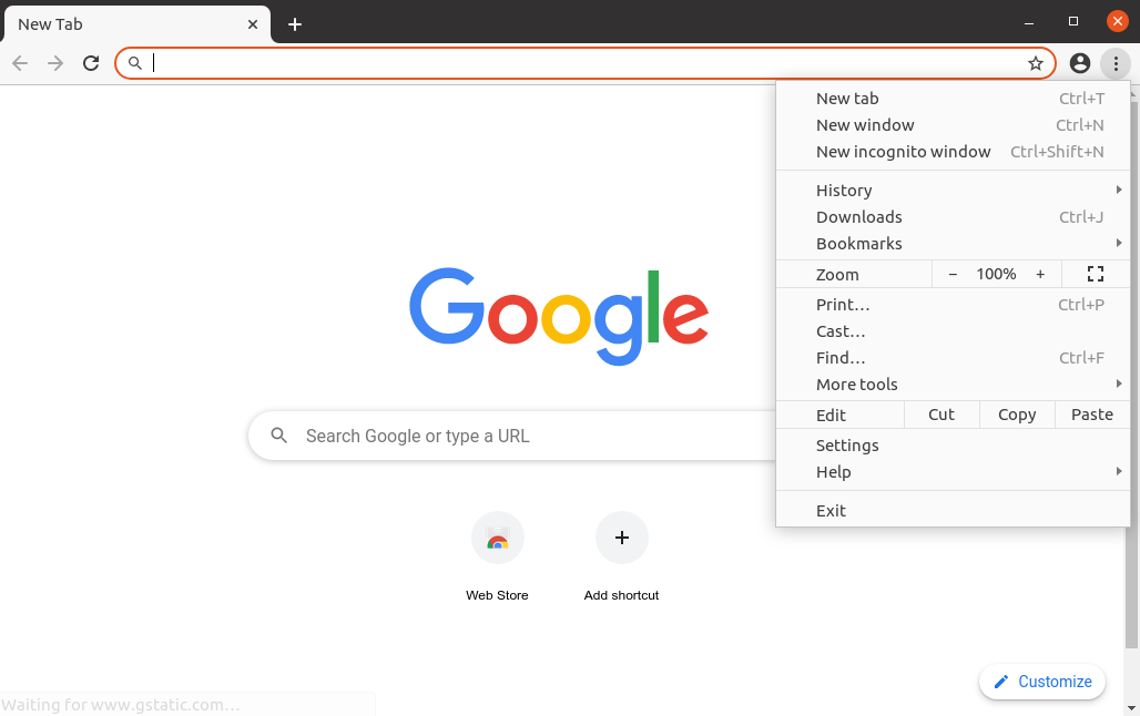 how to set up google chrome homepage