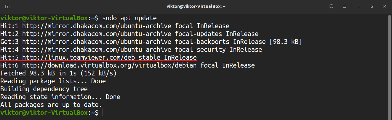 install teamviewer in ubuntu 20.04
