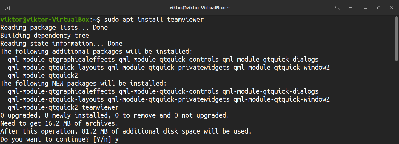Install and Use TeamViewer on Ubuntu 20.04 TeamViewer ubuntu 