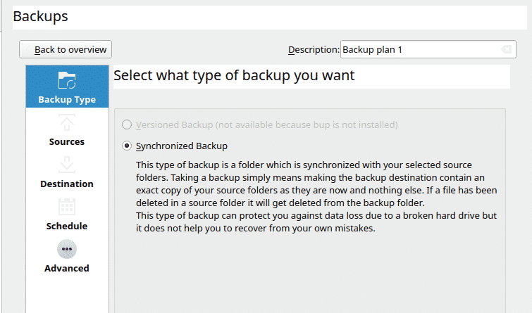 How to Use the KUP Backup Scheduler Backup KDE 