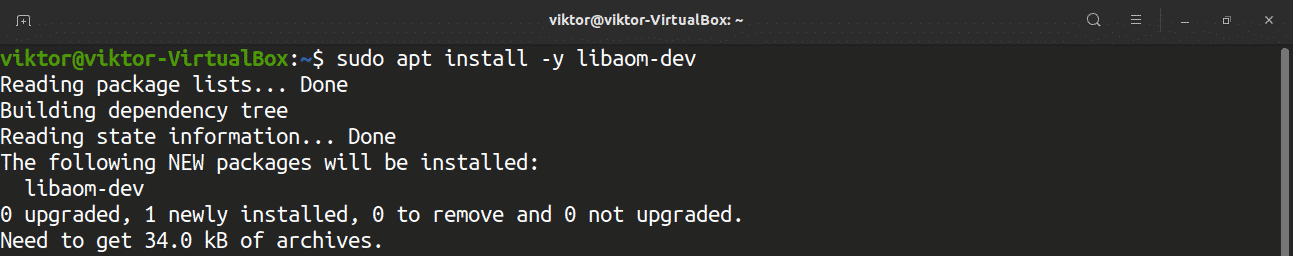ubuntu ffmpeg install
