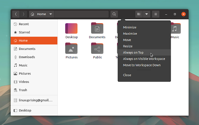 How To Use A Keyboard Shortcut To Toggle Always On Top On GNOME, KDE, MATE, Xfce and Cinnamon Desktops How To tweaks 